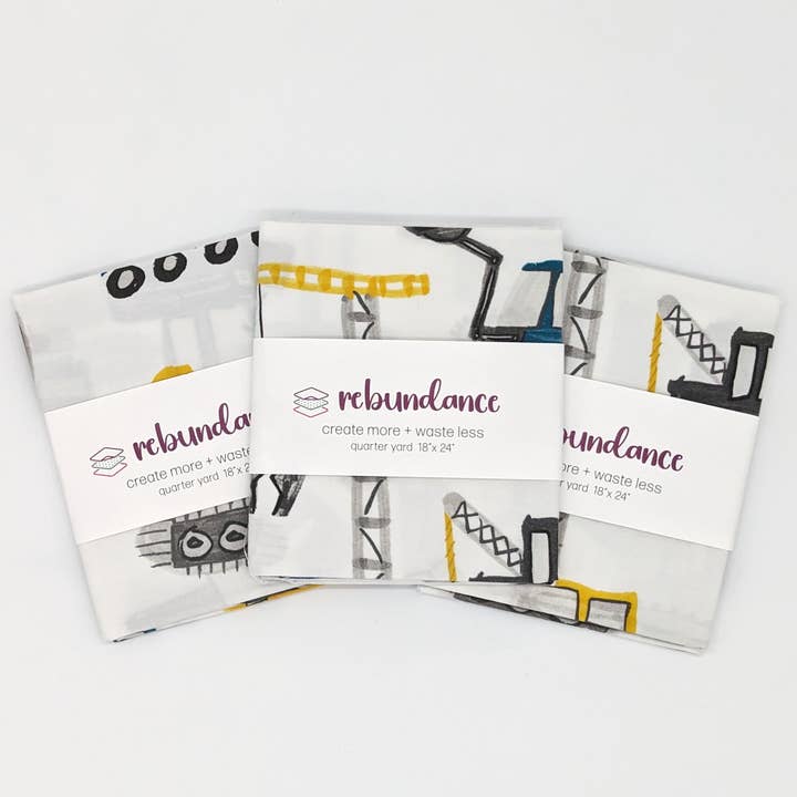 Rebundance LLC - Wholesale Fabric - Quarter Yard Fabric - Kid Prints - Upcycled - Case of 128