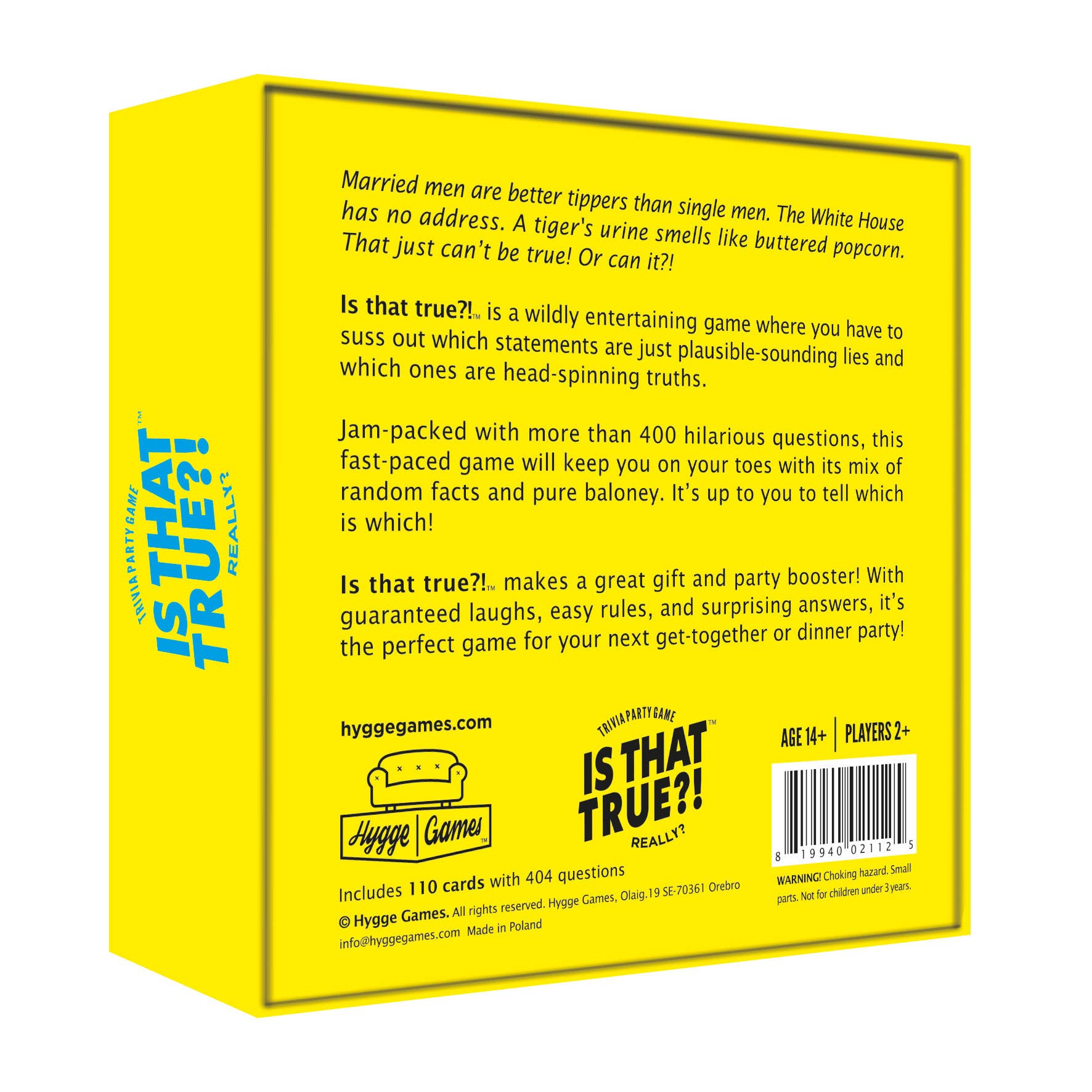 Hygge Games - Wholesale Card Game - Card Game - Is that true?1