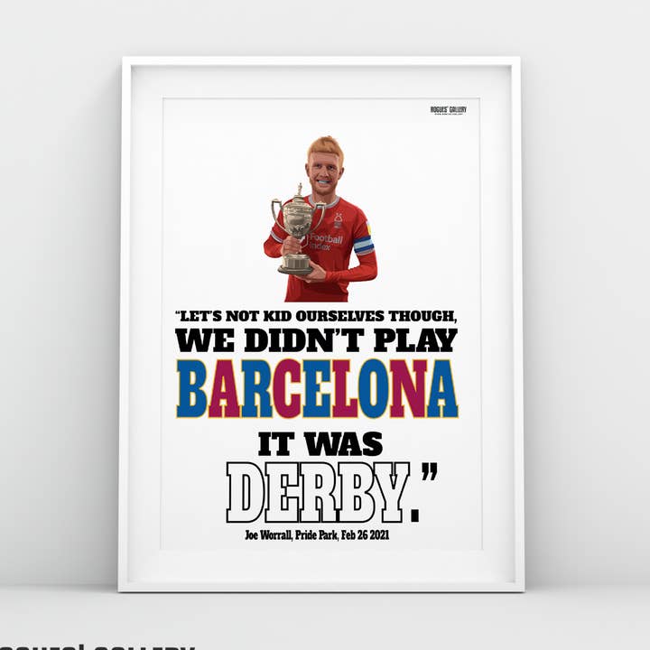 Worrall: No jugamos contra el Barcelona... - Nottingham Forest para venta al por mayor de Rogues' Gallery
