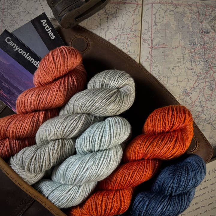 Colección Completa Moab - Willey Worsted para venta al por mayor de Granite Mountain Fiber Co.