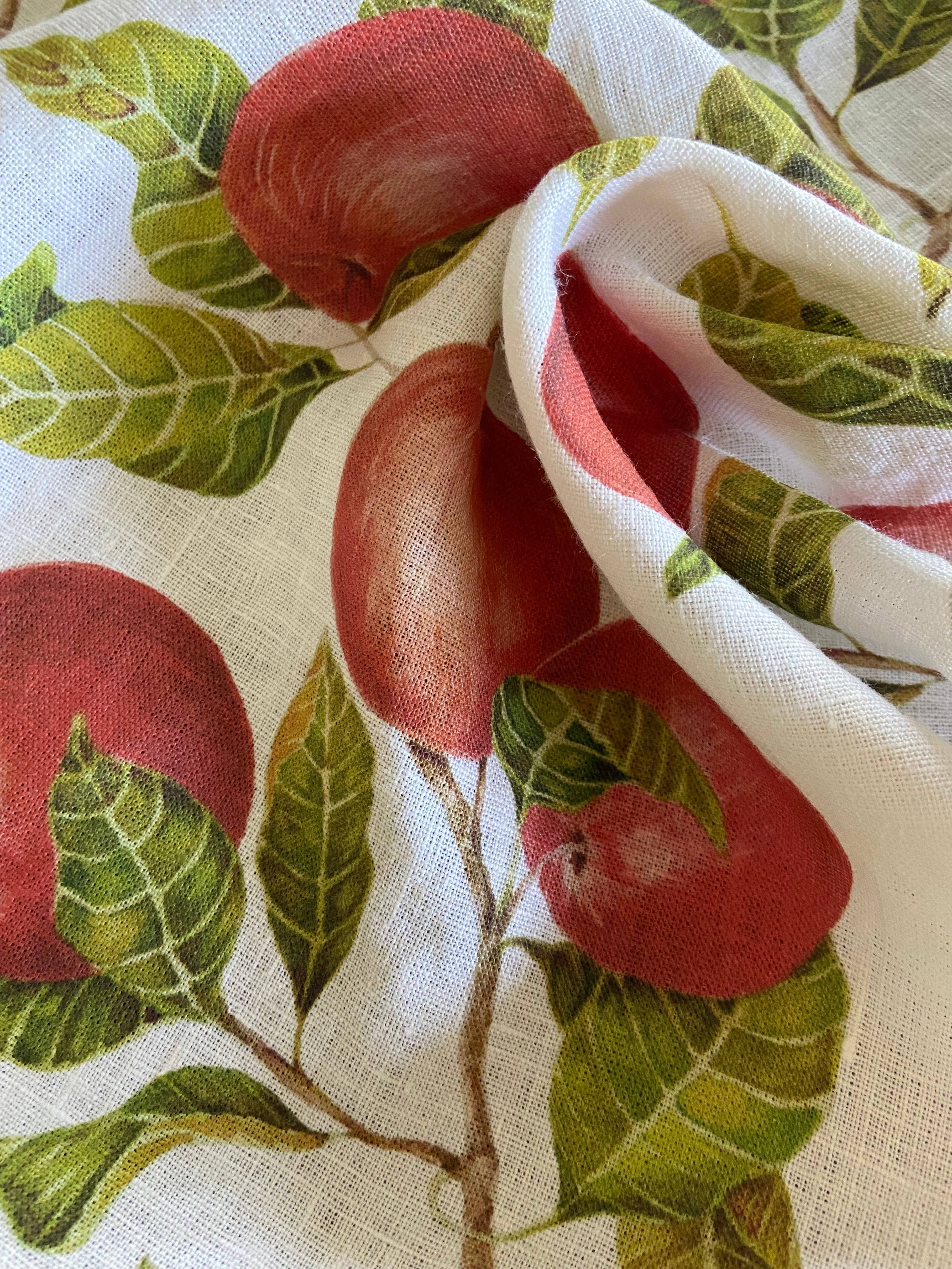 Sarah Rose - Wholesale Tea Towel - Apple Organic Linen Tea Towel3