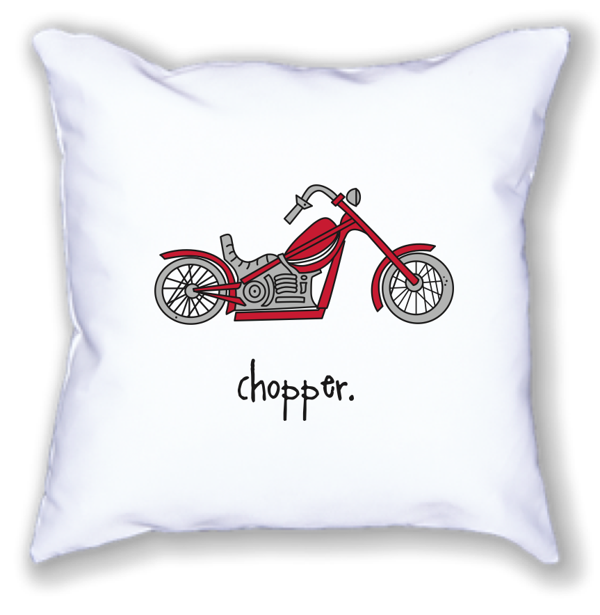REMOVED BRAND - Wholesale Pillow/Cushion - Kids & Baby - 18 x 18 Chopper Pillow0