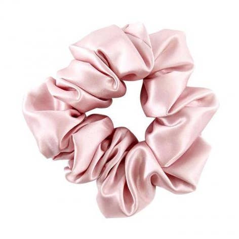 Chouchou en soie rose pour la vente par ilks