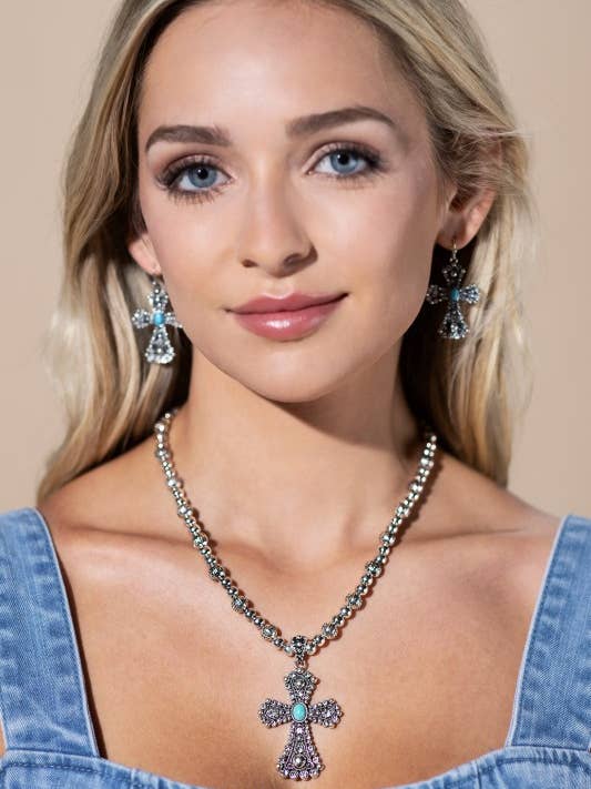 Navajo Kors vedhæng halskæde for engroshandel hos Urbanista