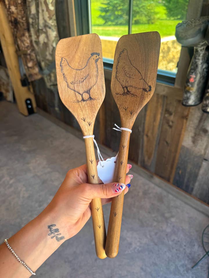 Spatule à Poulet : Finition de Qualité Alimentaire pour la vente par 309 Artistry