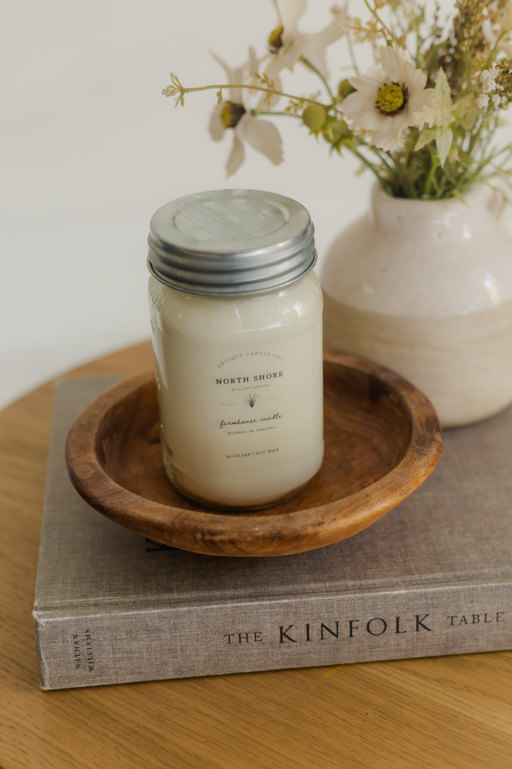 Antique Candle Co.® - Wholesale Jar/Filled Candle - North Shore - Soy Wax Mason Jar Candle2