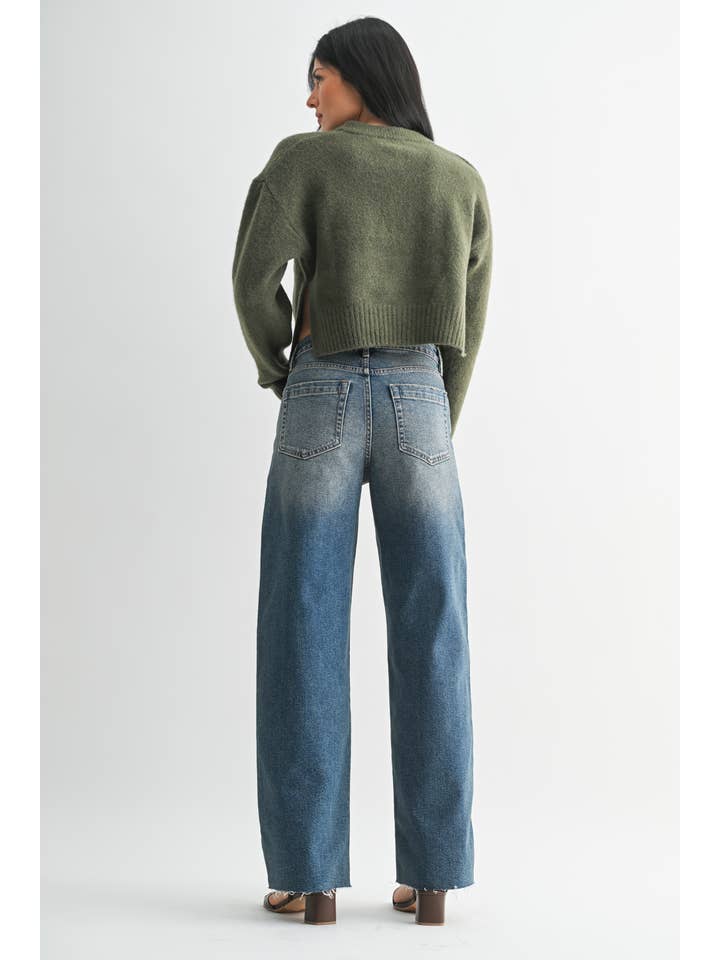 Just USA Jeans - Wholesale Jeans - Women's - JP410 - VIN MD - Tall Scissor Cut Wide Leg