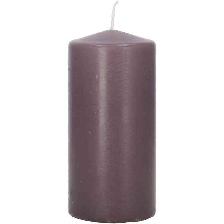 Vosteen - Wholesale Pillar Candle - Stumps with burn protection, H/D 150/70 mm, plum