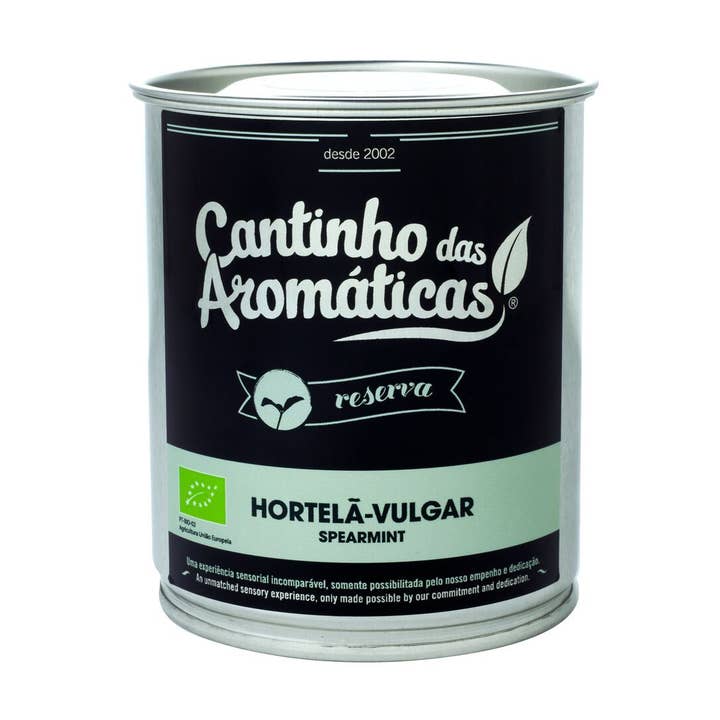 Lot de réserve de menthe pour infusion BIO pour la vente par Cantinho das Aromáticas