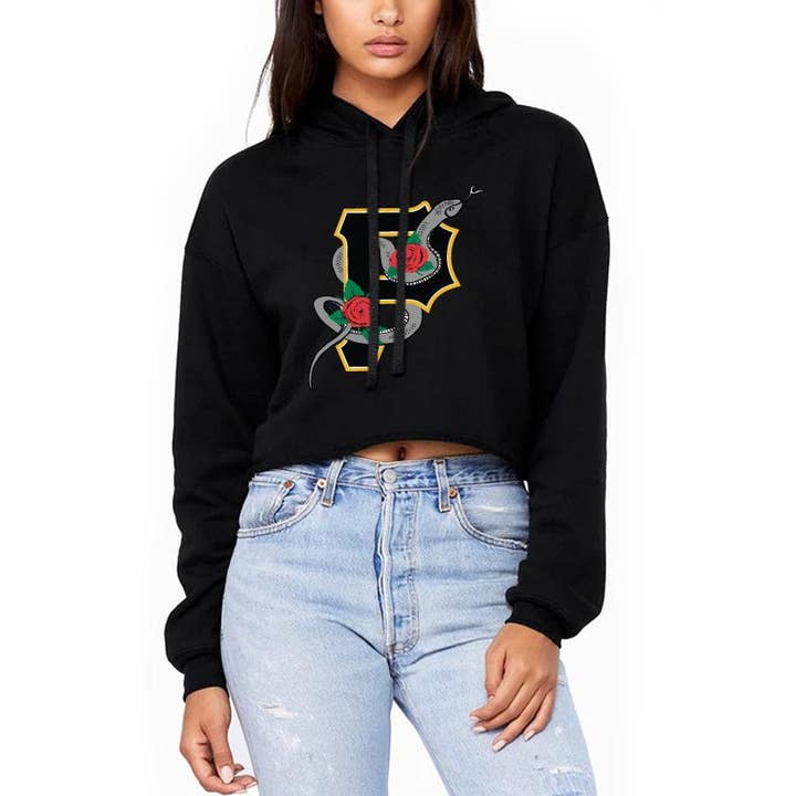 P-Snake Crop Hoodie for wholesale by Gods & Generals