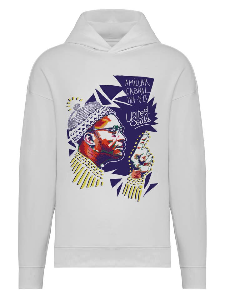 Amilcar Cabral I The unisex oversized hoodie for wholesale by UNITED SOULS