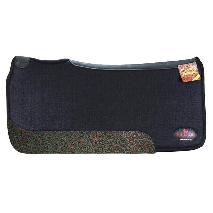 HILASON - Wholesale Horseback Riding Gear - HILASON 31 In X 30 In Western Horse 100% Wool Felt Saddle Pad32