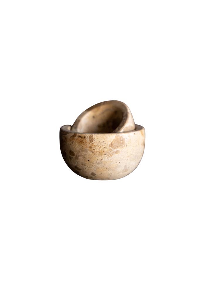 Stone Turned Chocolate Marble Dishes for wholesale by Luxe B Co