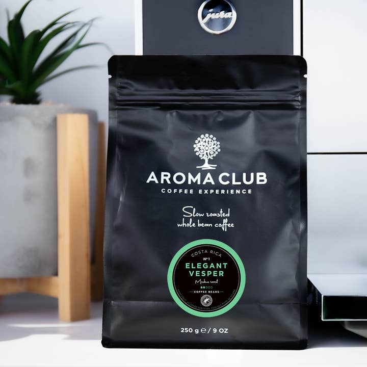 Aroma Club - Coffee Beans - N°1 Elegant Vesper - 250gr Pouch for wholesale by Aroma Club - Coffee Experience