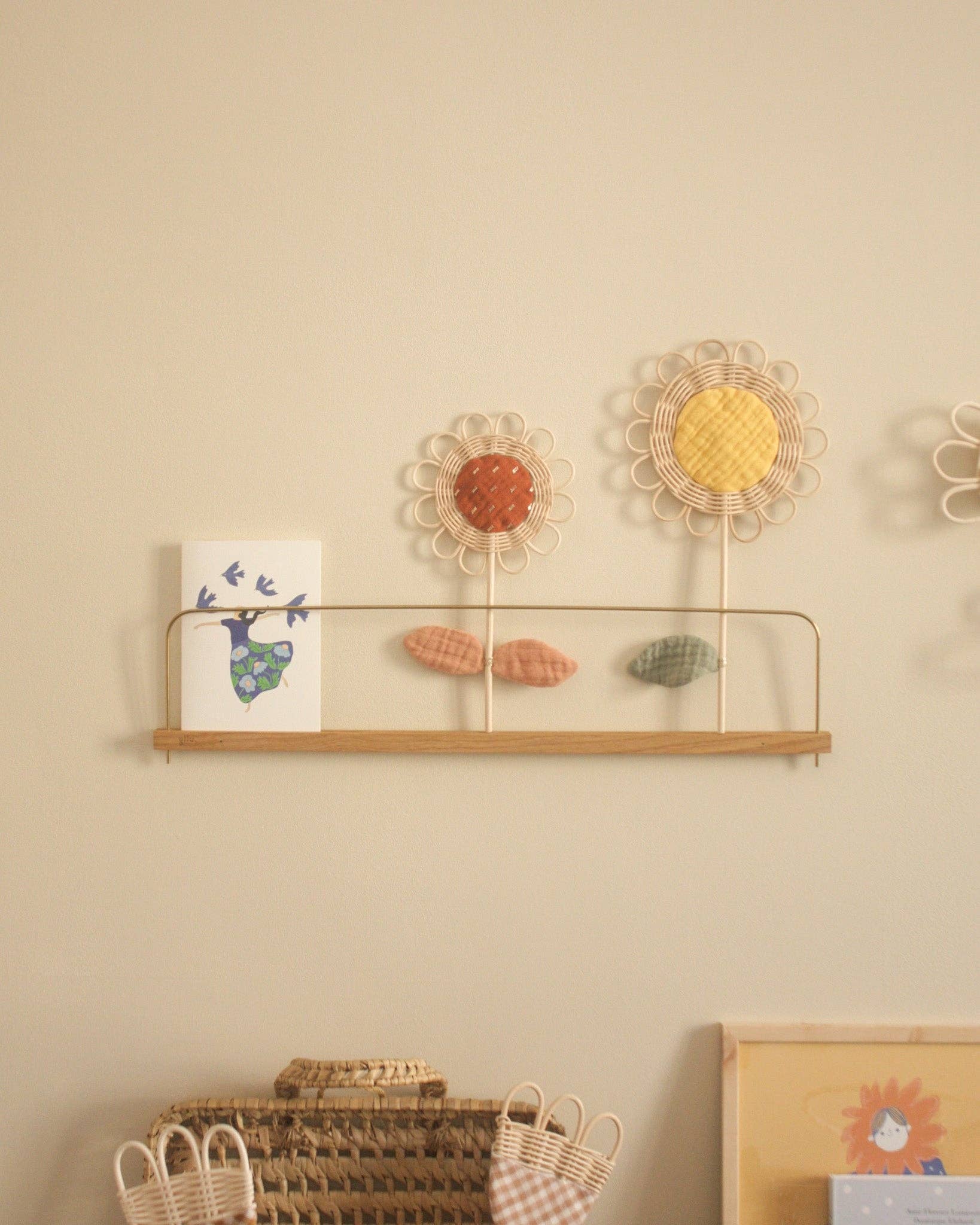 ateliersolelh - Vendita all'ingrosso Decorazione da parete - Bambini e neonati - piccola margherita con foglia4