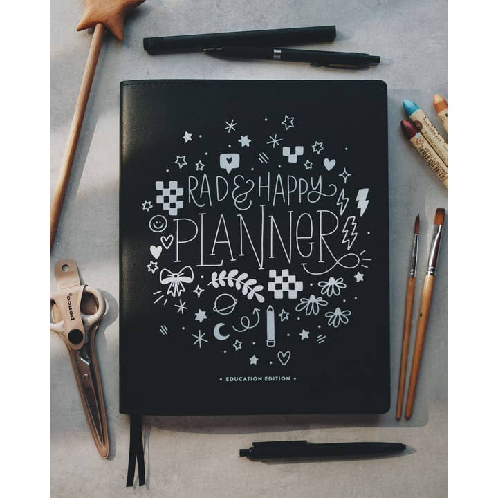 Rad & Happy - Wholesale Planner - 8x10 Undated Education Planner - Doodle Edition