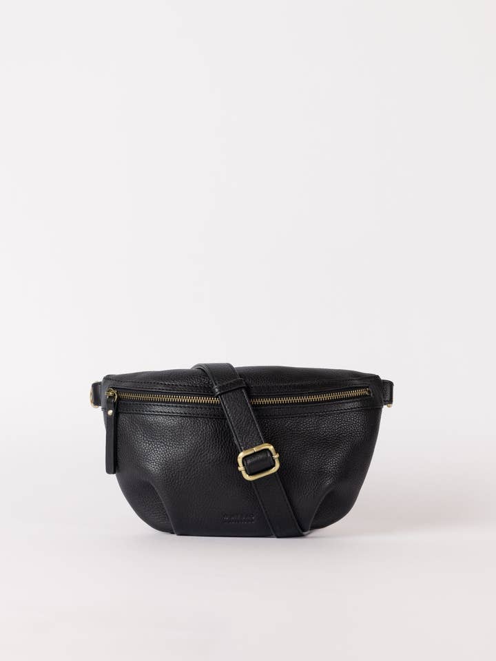 Milo - Zwart Zacht Korrel Leer voor wholesale door O My Bag