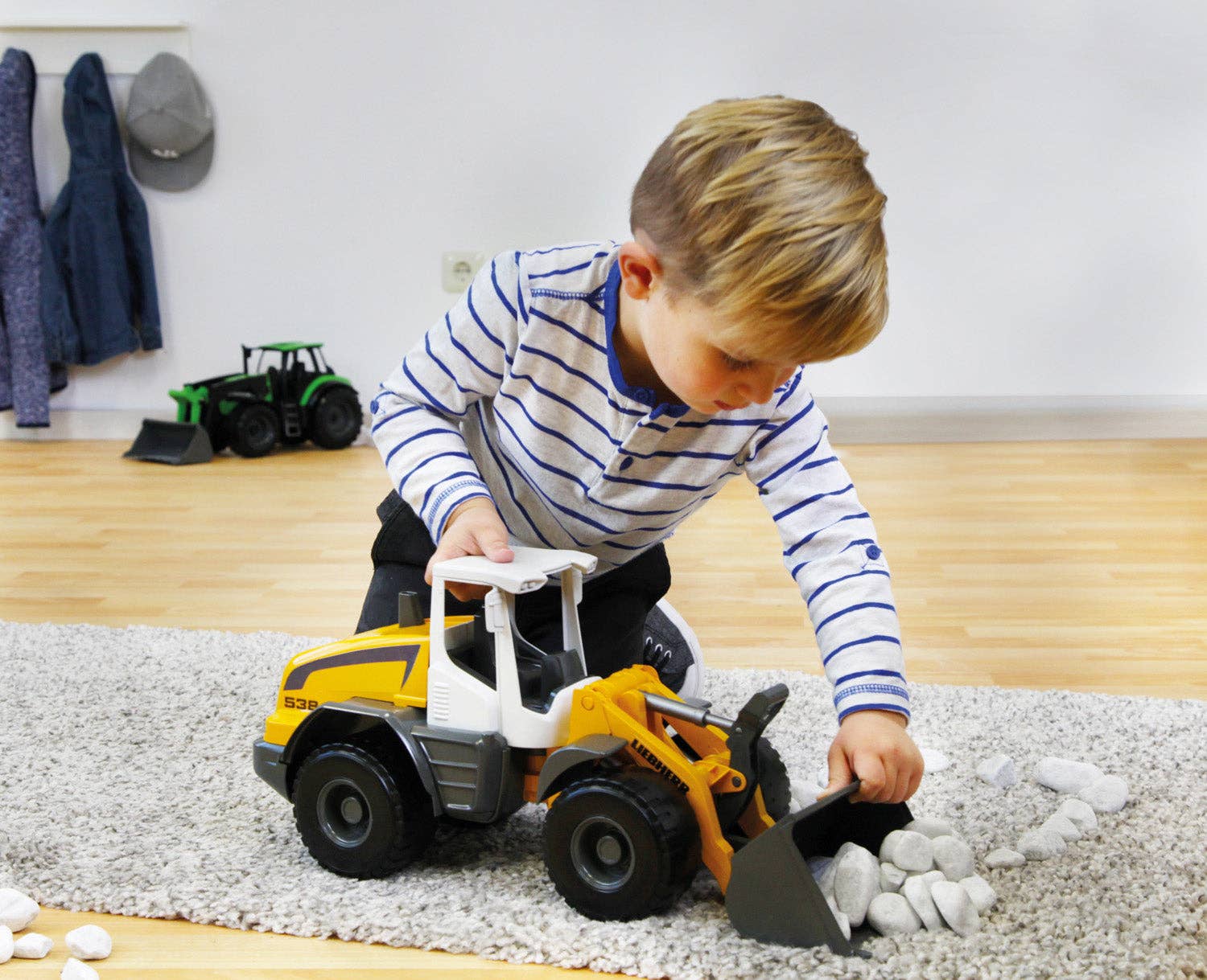 KsmToys – Carro/camião de brinquedo - Crianças por atacado – Modelo Liebherr L538 Pá Carregadeira 1:15 da KsmToys3
