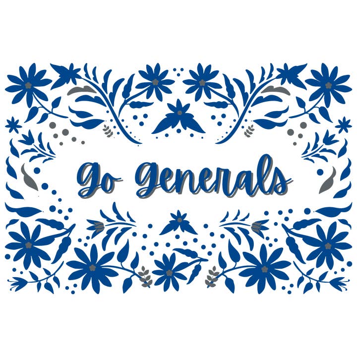 Game Day or Grads...W&L Washington and Lee Paper Placemats for wholesale by Casa Courant