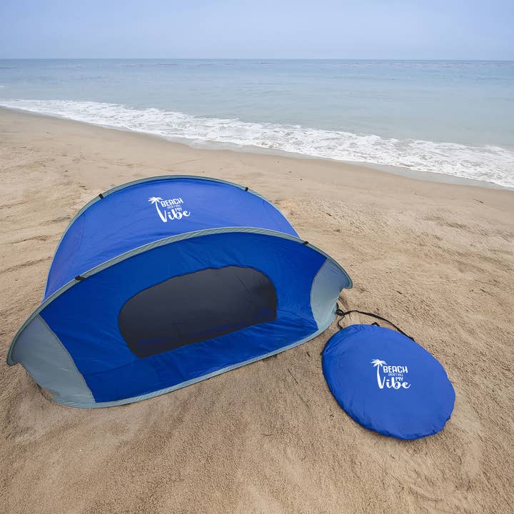 Picnic Time Family of Brands - Wholesale Beach Accessories - Manta Portable Pop-Up Beach Tent - Beach Sayings10