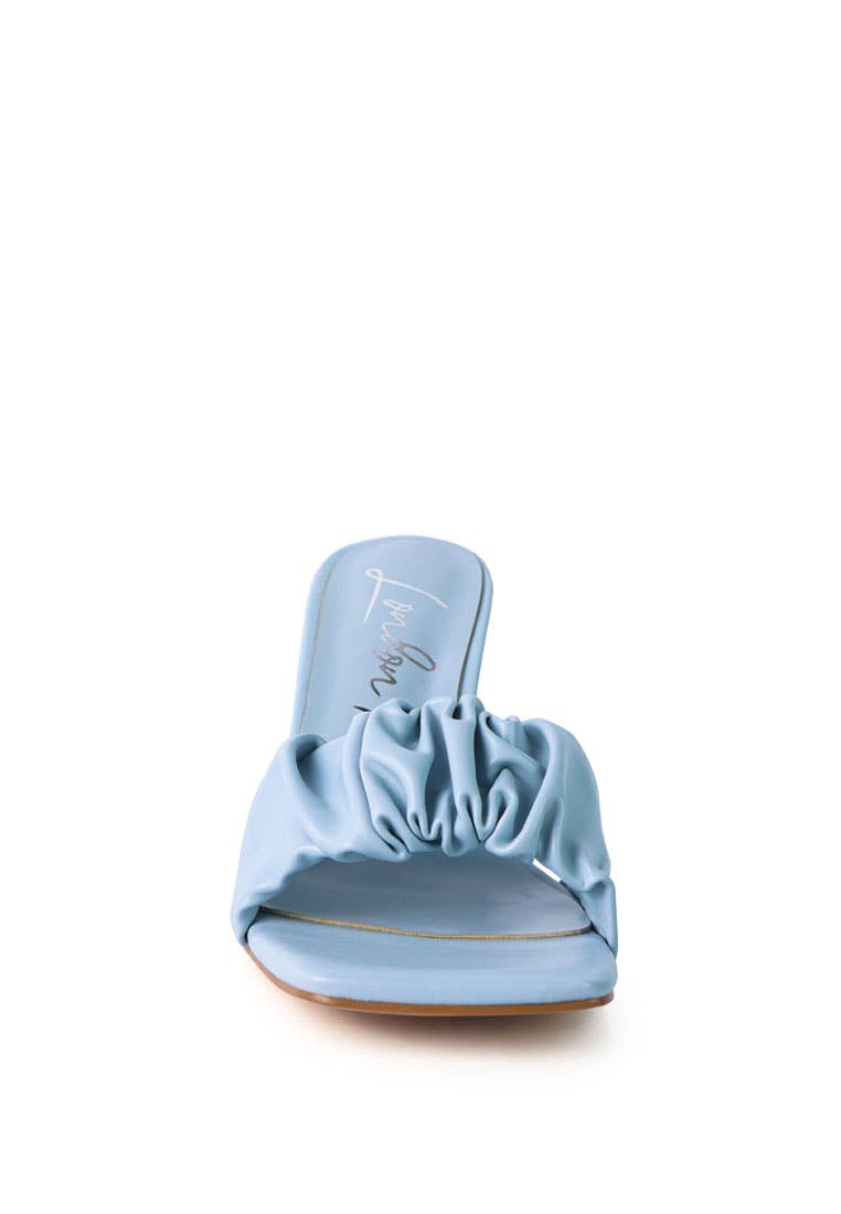 Rag Company - Wholesale High Heels - Women's - Rebel Ruched Straps Spool Heel Sandals20