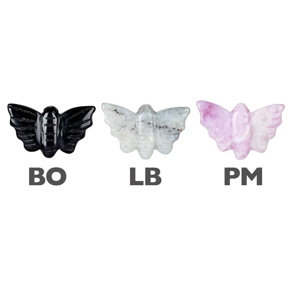 Benjamin International - Wholesale Spiritual Stone/Crystal - CARVED GEMSTONE MOTHS3