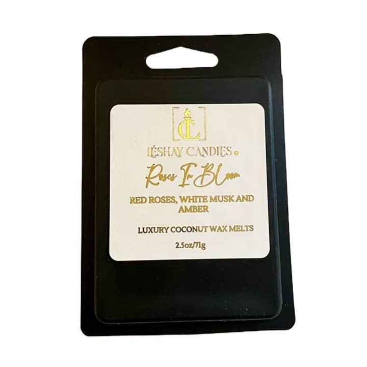 ROSES IN BLOOM LUKSUS KRISTEN DUFTENDE VOKSKUBER for engroshandel hos Leshay Candles, LLC