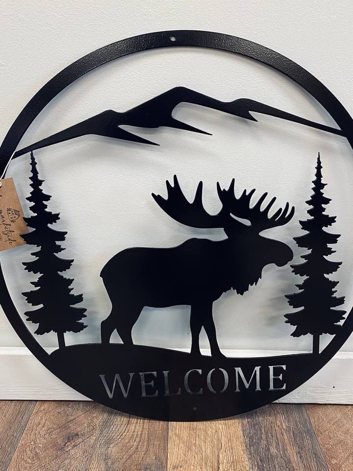 Moose Welcome Sign for wholesale by Cobra SG Industries LLC