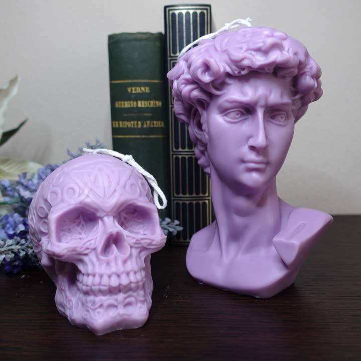 Daemon srls - Wholesale Novelty Candle - DAVID XL~Candela artigianale profumata in cera di soia Misura Big10