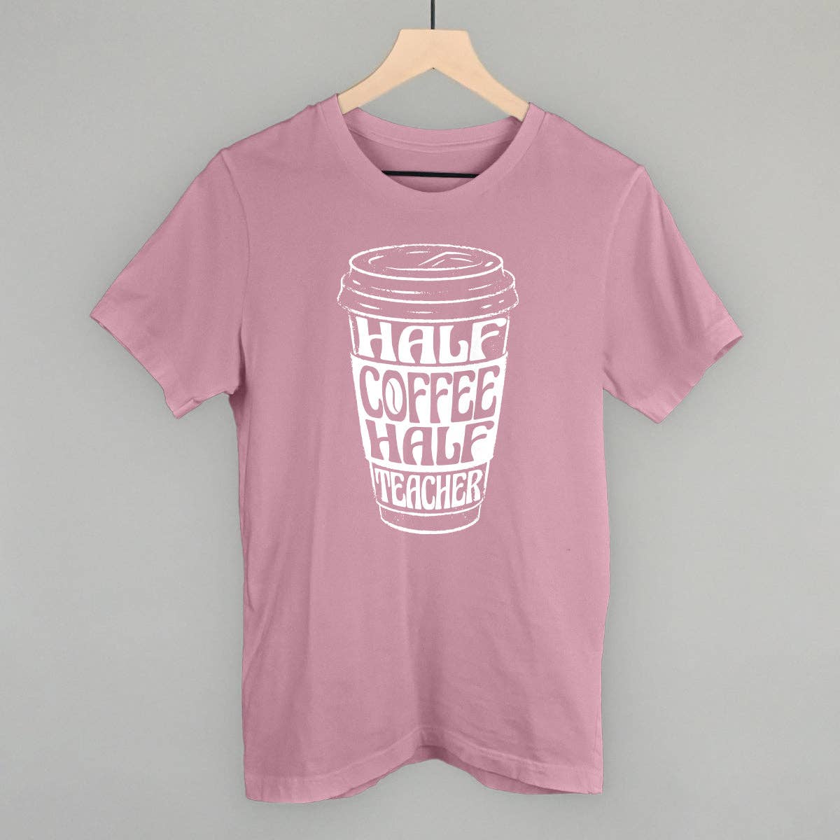 Ivy + Cloth - Wholesale Screen Printed T-Shirt - Women's - Half Coffee Half Teacher5