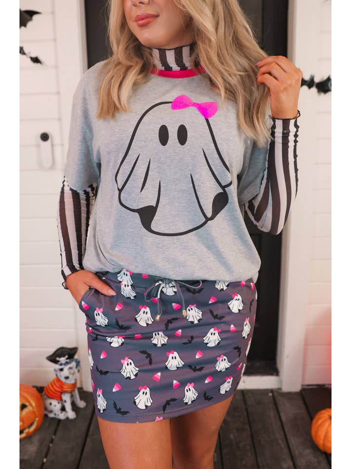 Grey Gigi The Ghost Tee for wholesale on Faire