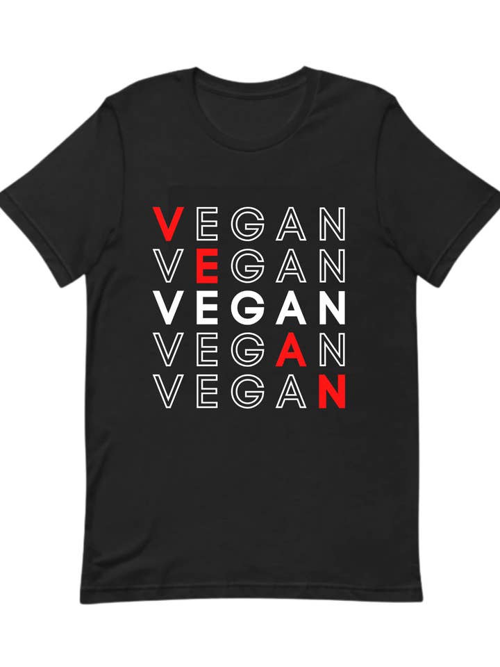 Vegan Crossword Tee for wholesale by Eco Royale
