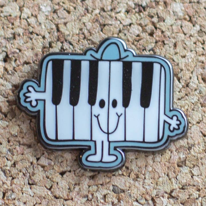 Peyton el Pin de Esmalte de Piano para venta al por mayor de Musically Minted
