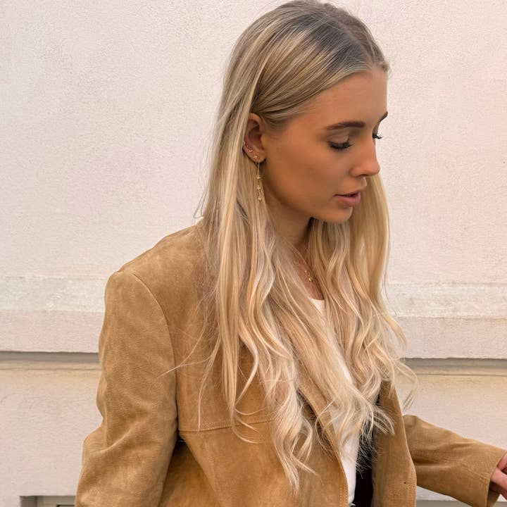 Nava Copenhagen – wholesale Dangle earrings – Zahra Earrings - Gold Plated2