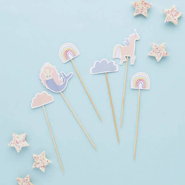 Hootyballoo by Club Green - Wholesale Cake/cupcake topper - Enchanted Cake Topper Set0