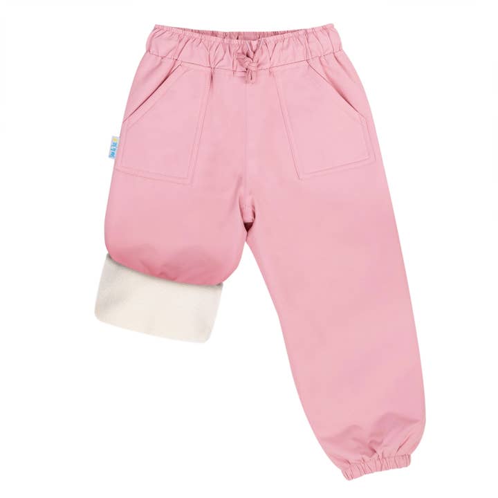 Dusty Pink | Cozy-Dry Rain & Snow Pants for wholesale by Jan & Jul