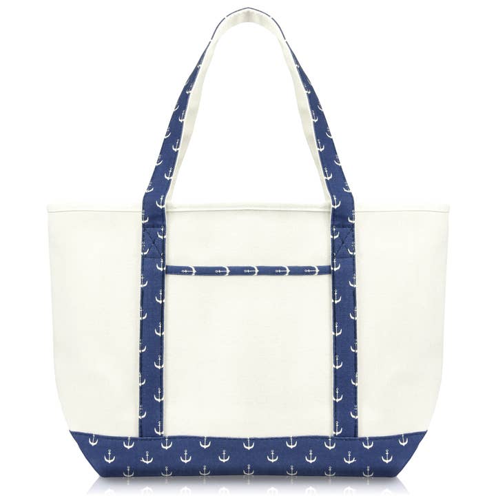 Dalix - Wholesale Grocery/Shopping Bag - DALIX 23" Premium 24 oz. Cotton Canvas Shopping Tote Bag