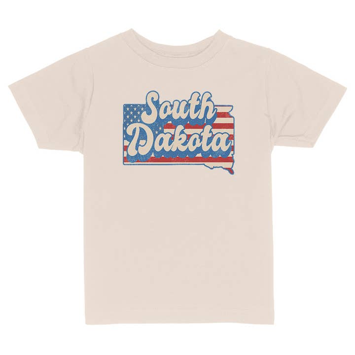 Patriotisk South Dakota trøje til småbørn og unge for engroshandel hos Itsy Bitsy Bella Co