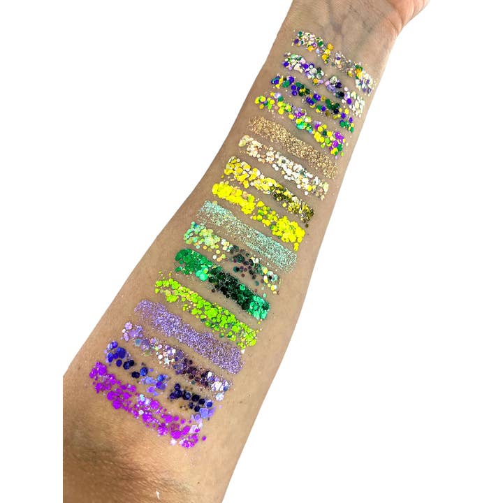 Elektra Cosmetics - Wholesale Body Glitter/Shimmer - Mardi Gras Magic Party Palette