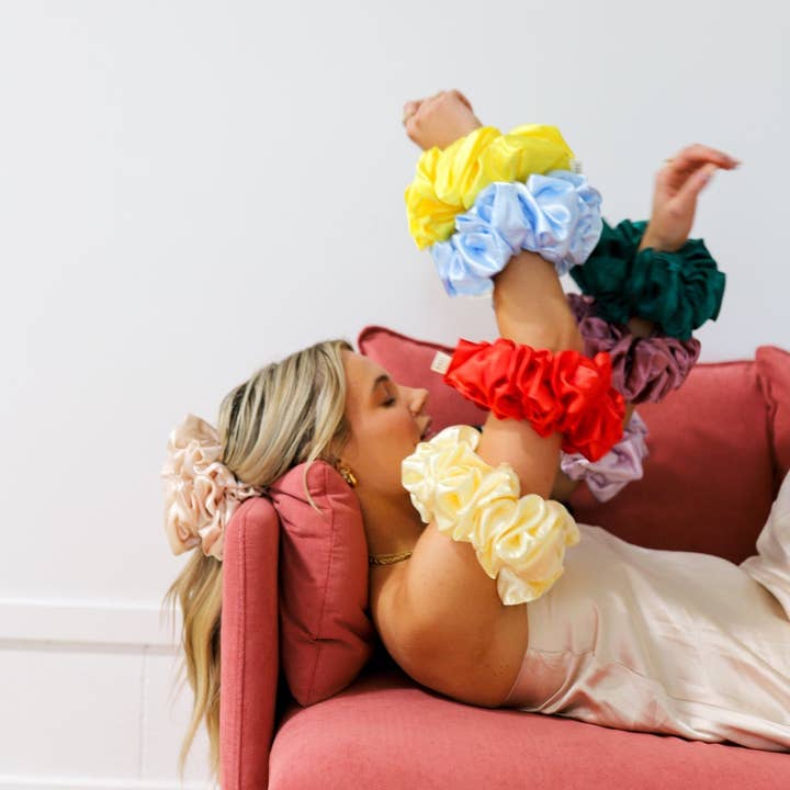 KAXI - Wholesale Scrunchie - Women's - JUMBO SLEEP SILK/SATIN SCRUNCHIES32