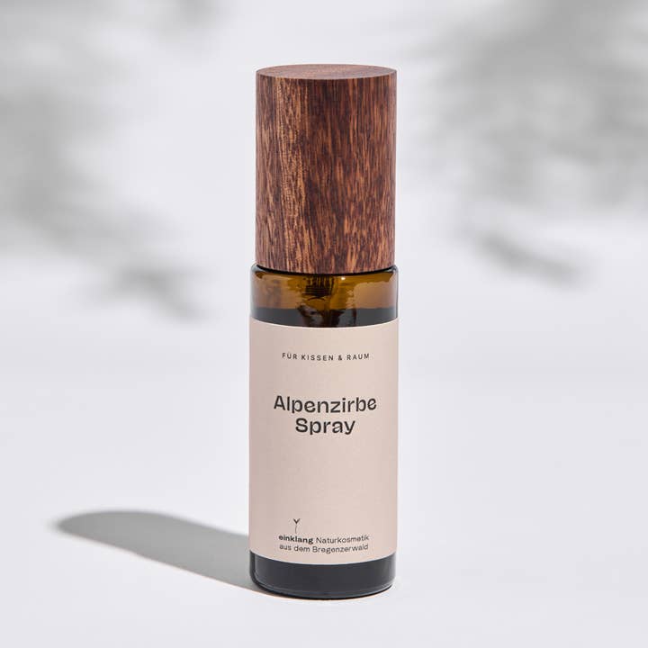 Zirben pude- og rumspray for engroshandel hos Himmelgrün GmbH