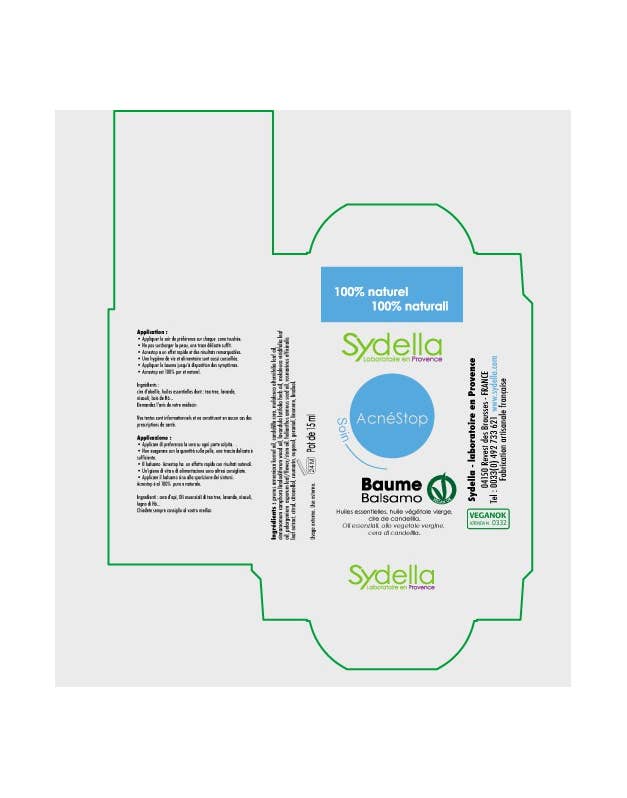 Sydella Laboratoire - Wholesale Acne/Hydrocolloid Patch - Acnéstop Balm1