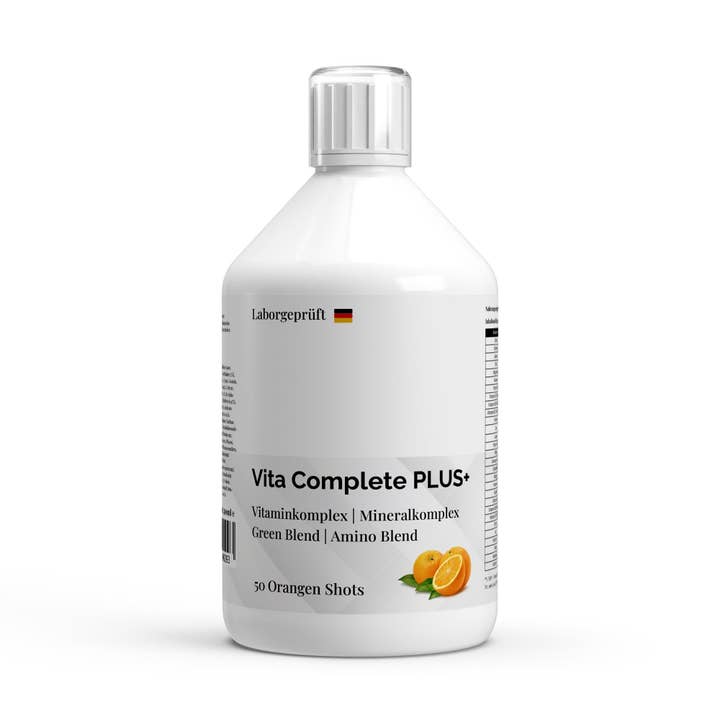 Vita Complete PLUS+ 50 doses Orange fraîche - 500 ml pour la vente par Lojahub.shop