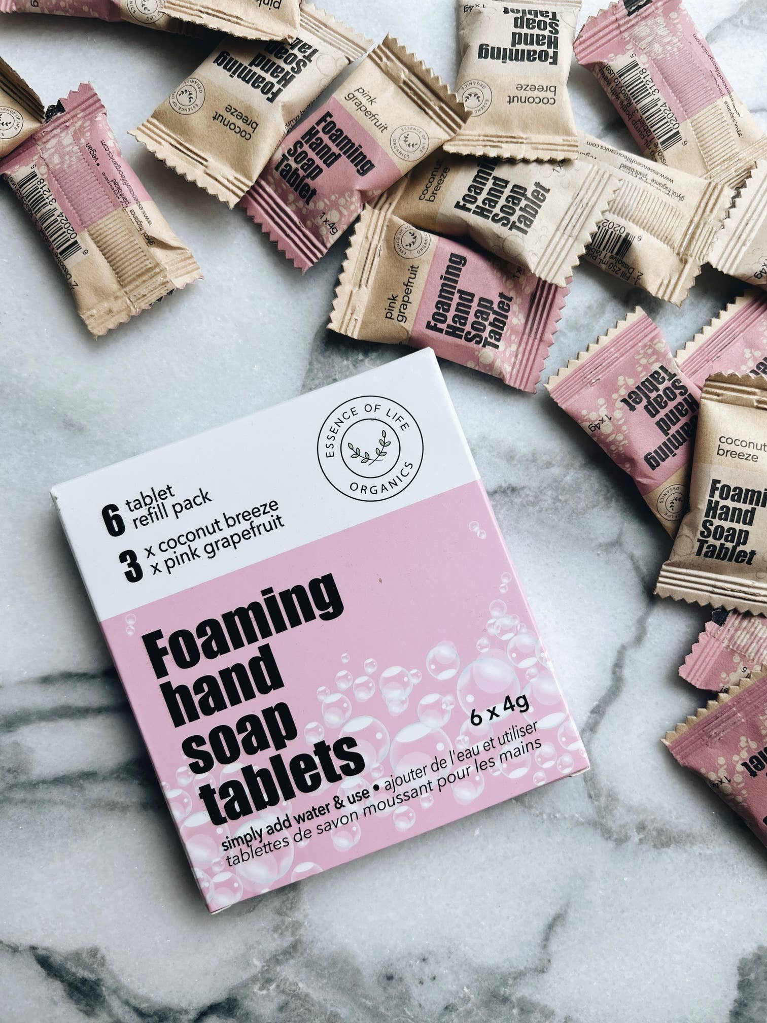 Essence of Life Organics - Wholesale Hand Soap/Wash - Foaming Hand Soap Tablets9