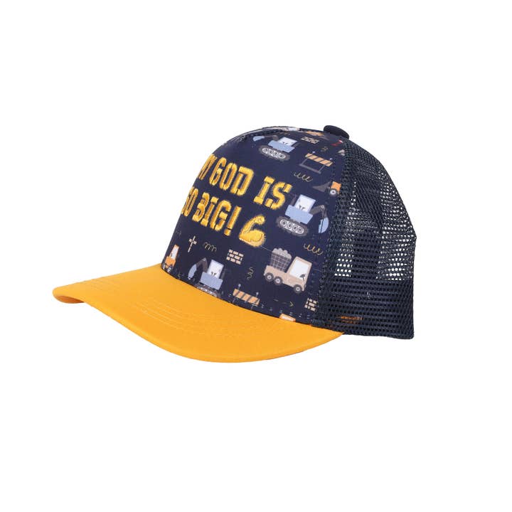 Swanson Christian Products - Wholesale Baseball Cap - Kids - Cap My God Yellow/ Navy Kids1