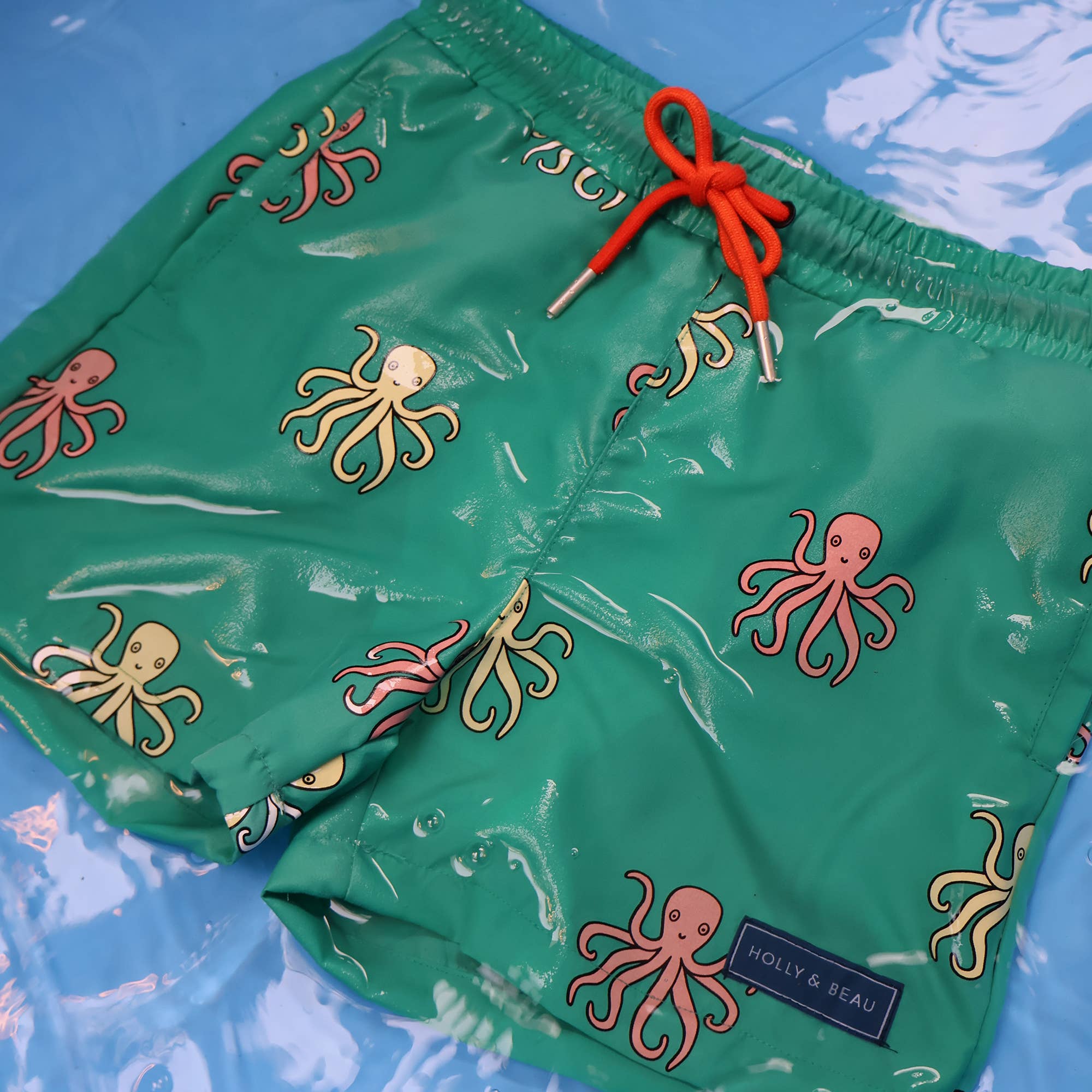 Holly and Beau – wholesale Swim shorts – Kids – Octopus Color Changing Boys Swim Trunks4