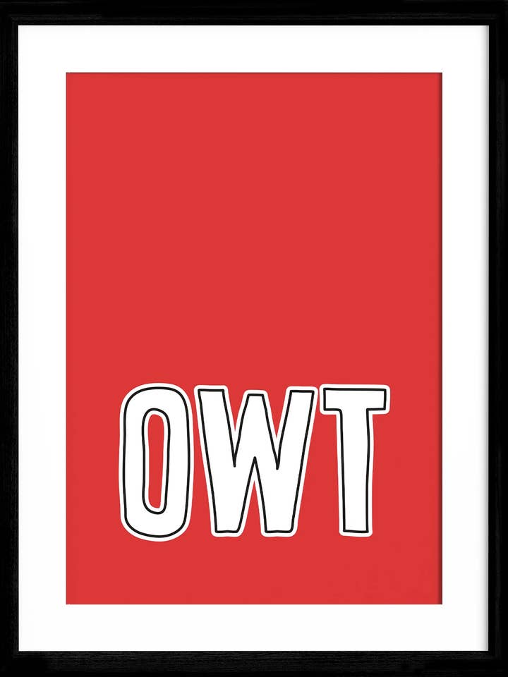 Owt Personalizable Art Print In High-Quality Gloss for wholesale by Oh So Connie