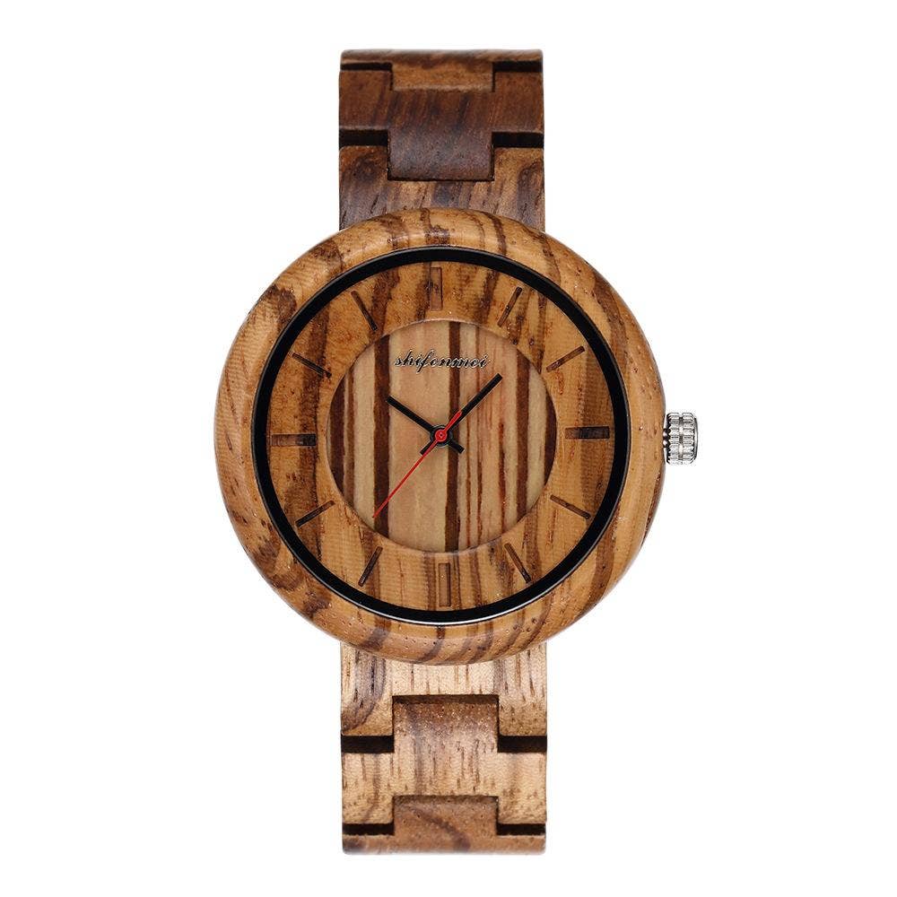 WoodWristCo - Wholesale Wrist Watch - Women's - Women's Watch Wooden Green Fashion Quartz Watch0