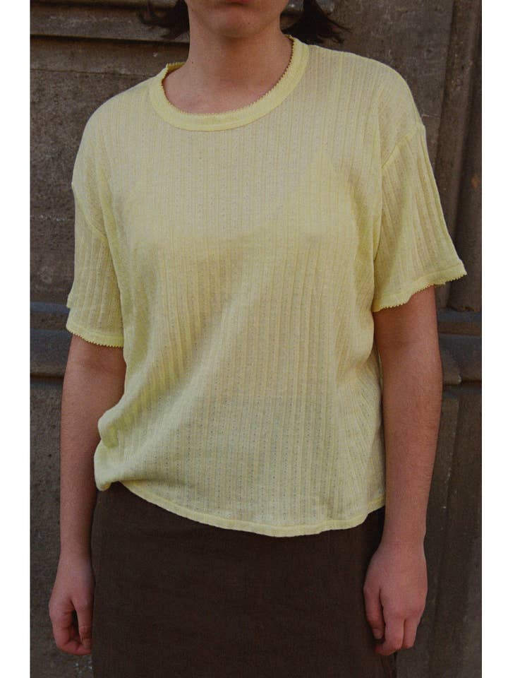 Nénés - Wholesale T-Shirt - Women's - Emilie T-shirt - Yellow