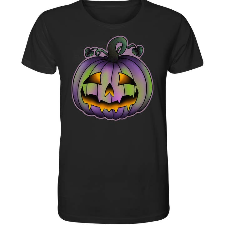 Pumpkin Organic Shirt/Witchy T-shirt Halloween Top for wholesale by LorenaxAngelina